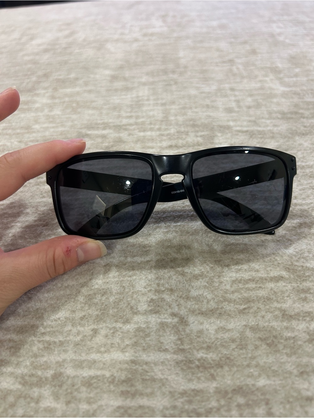 Oakley Black Men’s Rectangular Sunglasses